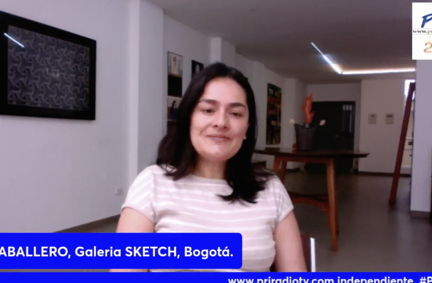 Liz Caballero, galerista por vocación y oficio, dialoga con Benjamin losada Posada.